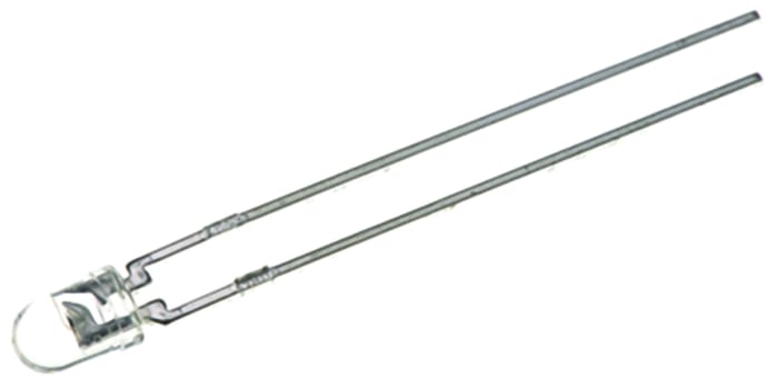 Kingbright1.85 V Red LED 3mm Through Hole, Round L-934SRC-G