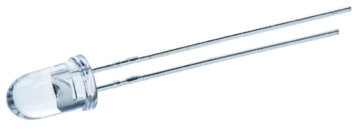 Kingbright1.85 V Red LED 5mm Through Hole, Round L-53SRC-E