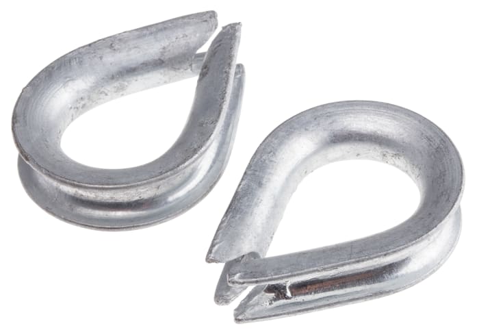Cosses-Coeur en Acier, pour câble diamètre 9mm