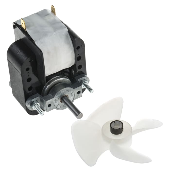 Mellor Electric Gölge Kutuplu AC Motor, Tek Fazlı, Terslenebilir, 230 V ac, 24 W