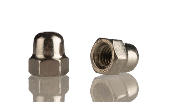 Écrou hexagonal M6 RS PRO, en Acier inoxydable A2 304