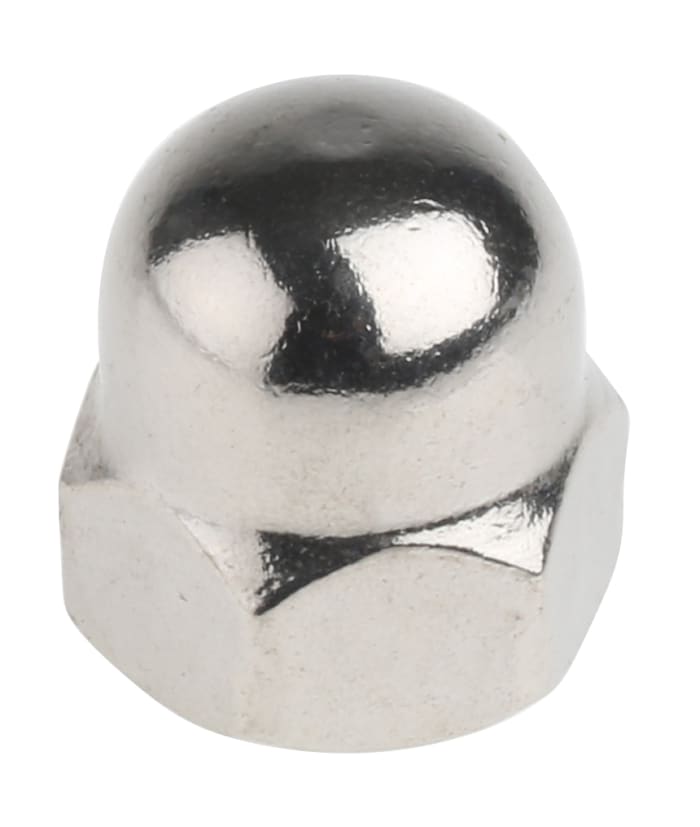 RS PRO Stainless Steel Dome Nut, DIN 1587, M12