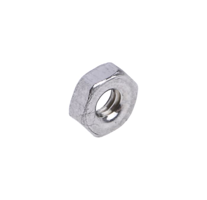 RS PRO Stainless Steel Hex Nut, DIN 934, M2