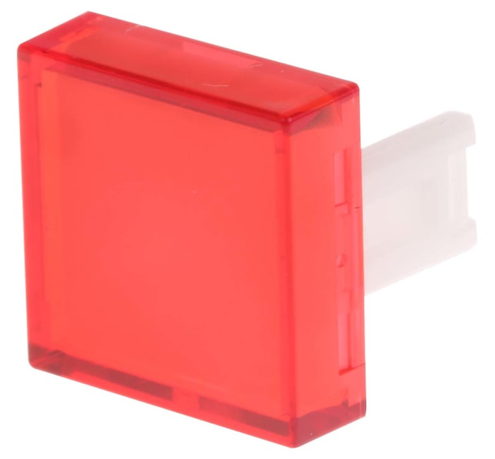 EAO Red Square Push Button Lens for Use with 31 Series