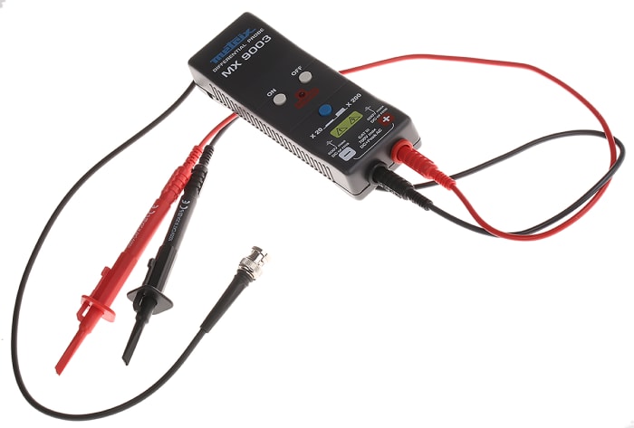 Metrix Electronics MX 9003 Oscilloscope Probe, Differential Type, 30MHz, BNC Connector