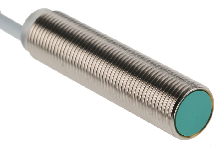 Pepperl + Fuchs Inductive Threaded Barrel Proximity Sensor, M12, 2 mm Detection, NPN NO, 5 → 36 V dc