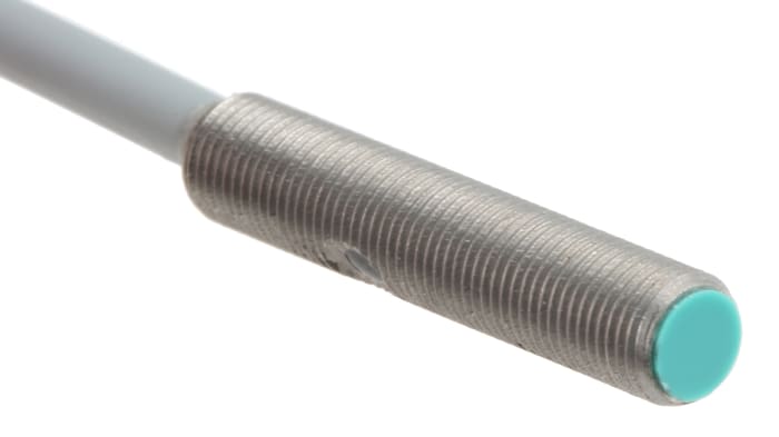 Pepperl + Fuchs Inductive Threaded Barrel Proximity Sensor, M5, 0.8 mm Detection, NPN NO, 10 → 30 V dc