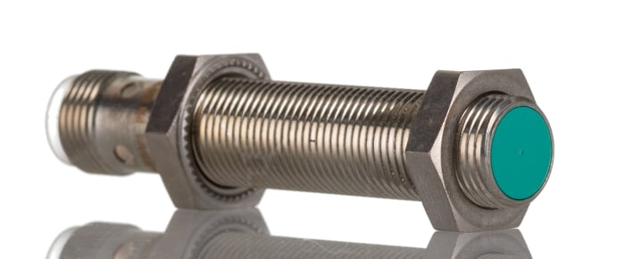 Pepperl + Fuchs Inductive Threaded Barrel Proximity Sensor, M12, 2 mm Detection, PNP NO, 5 → 36 V dc