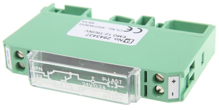 Phoenix Contact 3118 Series Signal Conditioner, NPN, PNP Input, Current Output, 24V Supply
