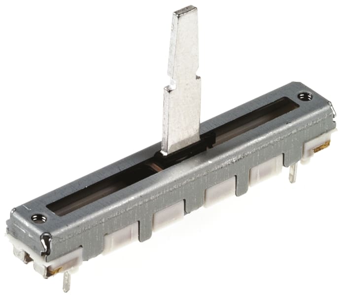 Alps Alpine RS30 Serisi Slide Pot (Sürgülü Potansiyometre), Maks. Direnç 50kΩ, ±20%, 0,2W