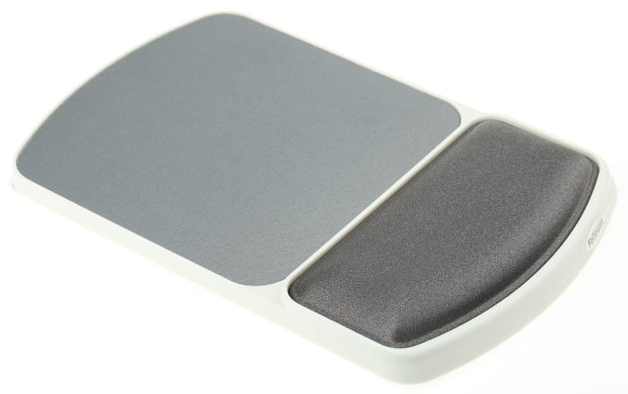Fellowes Grey ABS Mouse Pad & Wrist Rest 10.3 x 6.25 x 1.13in 1.13in Height