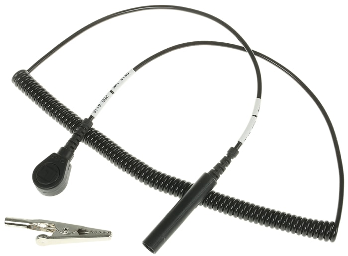 RS PRO ESD Grounding Cord