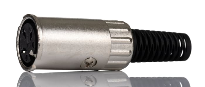 RS PRO 3 Pole Din Socket, Twist Lock, Female, Cable Mount