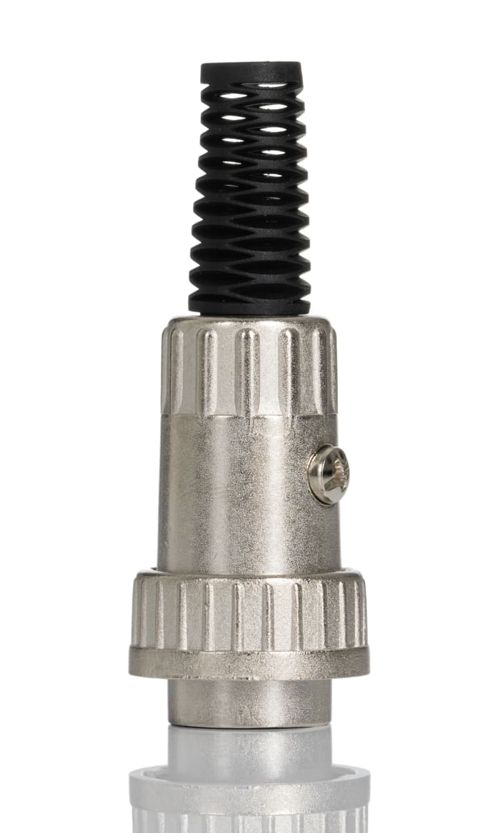 RS PRO 8 Pole Din Plug, Twist Lock, Male, Cable Mount