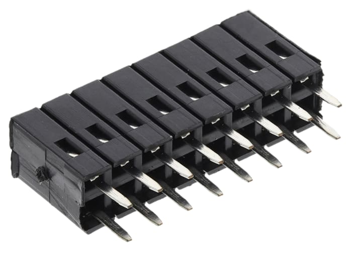 RS PRO Straight Through Hole Mount PCB Socket, 16-Contact, 2-Row, 2.54mm Pitch, Solder Termination