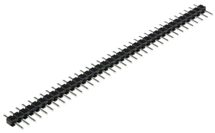 RS PRO Straight Through Hole Pin Header, 36 Contact(s), 2.54mm Pitch, 1 Row(s), Unshrouded