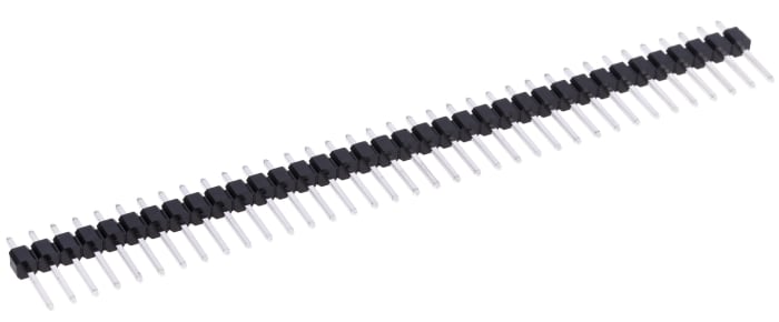 RS PRO Straight Through Hole Pin Header, 36 Contact(s), 2.54mm Pitch, 1 Row(s), Unshrouded