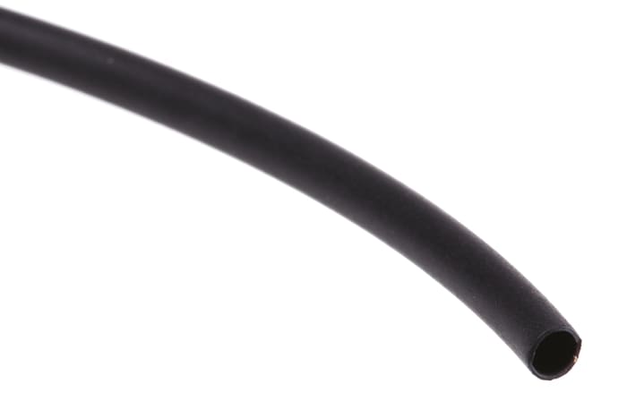Gaine thermorétractable TE Connectivity, Diam. 1.8mm, Long. 10m, Rétreint 2:1, Noir