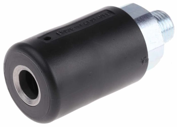 Staubli ? Fluid Connectors Male Safety Quick Connect Coupling, G 1/4 Male Threaded