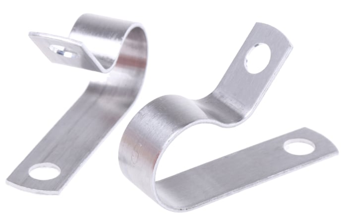 Abrazadera de cable Essentra AL de Aluminio, montaje: Tornillo, Ø cable máx. 14.3mm, 19.1 x 9.5mm