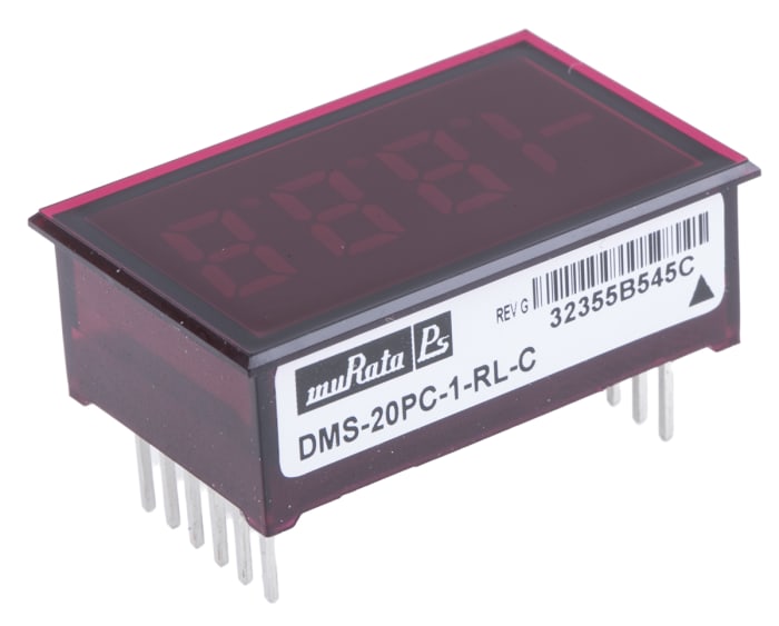 Digitální voltmetr LED Pouze číslice 3.5číslicový Murata Power Solutions