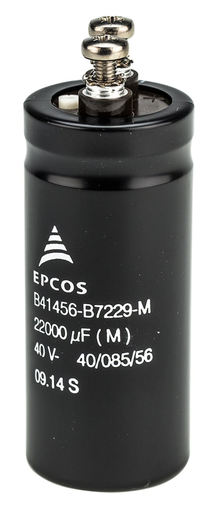 Epcos 22000μF Electrolytic Aluminium Electrolytic Capacitor 40V dc - B41456B7229M