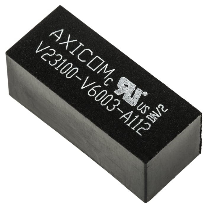 TE Connectivity PCB Mount Reed Relay, 24V dc Coil, DPDT, 100V dc Max, 3860Ω