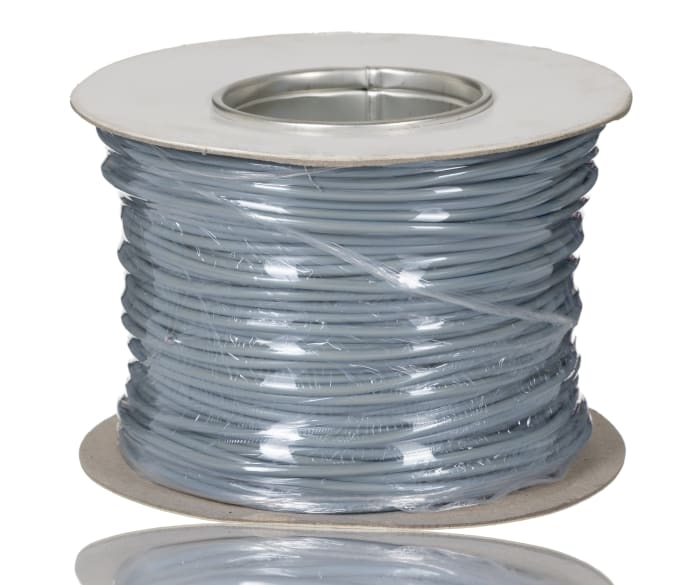 Zapojovací vodič plocha průřezu 2,5 mm², typ kabelu: Vodič PVC, prameny vodičů: 45/0,25 mm, Šedá, 1 kV DC, 600 V AC