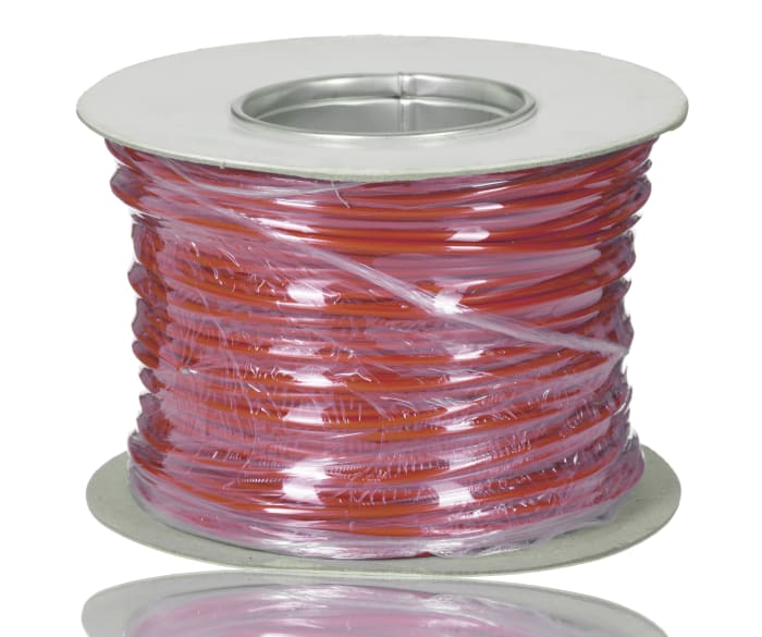 RS PRO  RS PRO Red 2.5 mm² Hook Up Wire, 14 AWG, 45/0.25mm, 100m