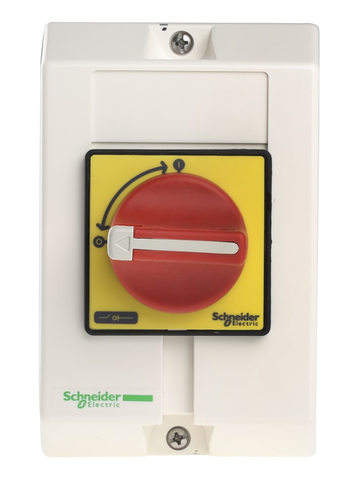 Schneider Electric 3P Pole Surface Mount Switch Disconnector - 10A Maximum Current, 4kW Power Rating, IP65