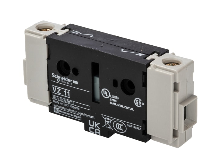 Schneider Electric Auxiliary Contact, Side Mount VZ11