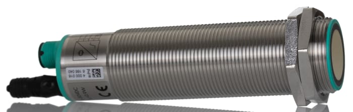 Pepperl + Fuchs Ultrasonic Threaded Barrel Proximity Sensor, M30, 2 m Detection 0-10 V/4-20 mA, 10 → 30 V dc