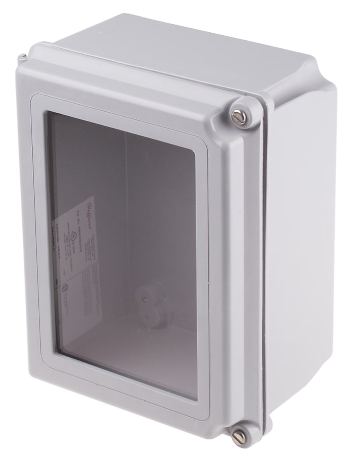 Nástěnná krabice, řada: A48 IP66 Plast vyztužený sklem Šedá 318 x 267 x 167mm