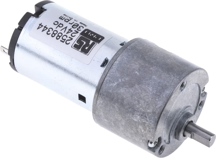 Stejnosměrný převodový motor 24 V DC S převodem 30 ot/min