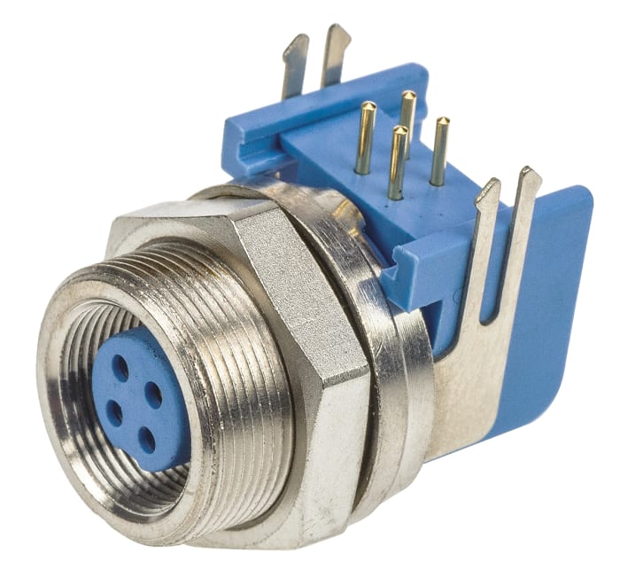 TE Connectivity Circular Connector, 4 Contacts, Panel Mount, Subminiature Connector, Socket, Female, IP65, TRIAD 01