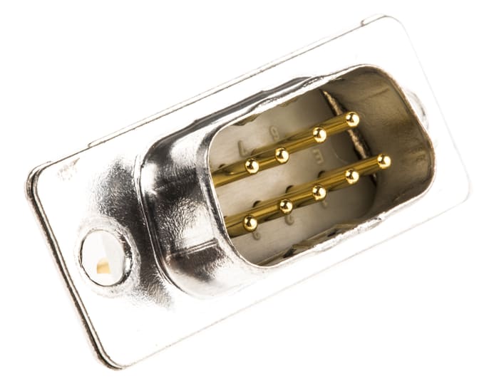 Provertha, TMC Panel Mount, 9 Pin D-sub Connector Plug, Shell Size E