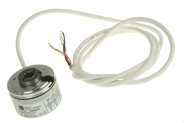 Hengstler RI58-D Series Incremental Incremental Encoder, 5000 ppr, Push Pull Signal, Hollow Type, 12mm Shaft