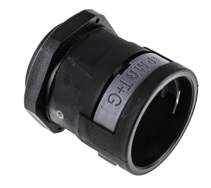 PMA Straight, Conduit Fitting, 29mm Nominal Size, PG29, PA 6, Black IP68 rating