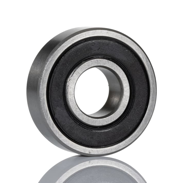 RS PRO 6004-2RS Single Row Deep Groove Ball Bearing- Both Sides Sealed 20mm I.D, 42mm O.D