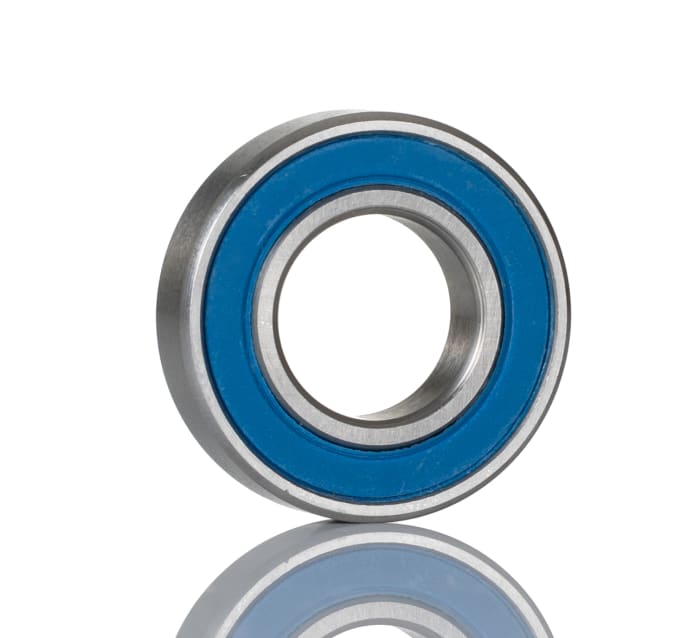 RS PRO SS6001-2RS Single Row Deep Groove Ball Bearing- Both Sides Sealed 12mm I.D, 28mm O.D