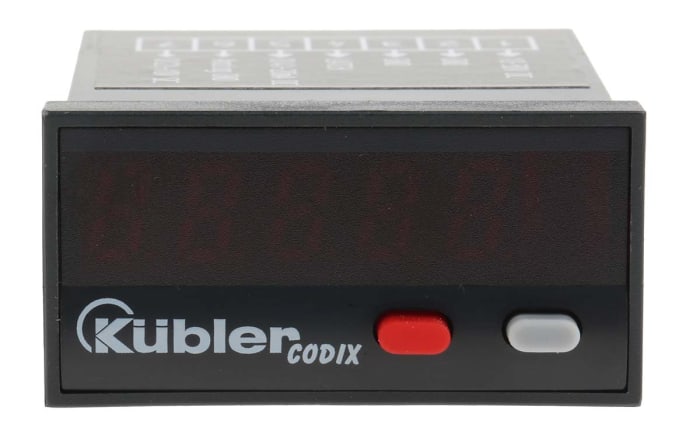 Kubler CODIX 529 LED Digital Panel Multi-Function Meter for Current, Voltage, 22.2mm x 45mm