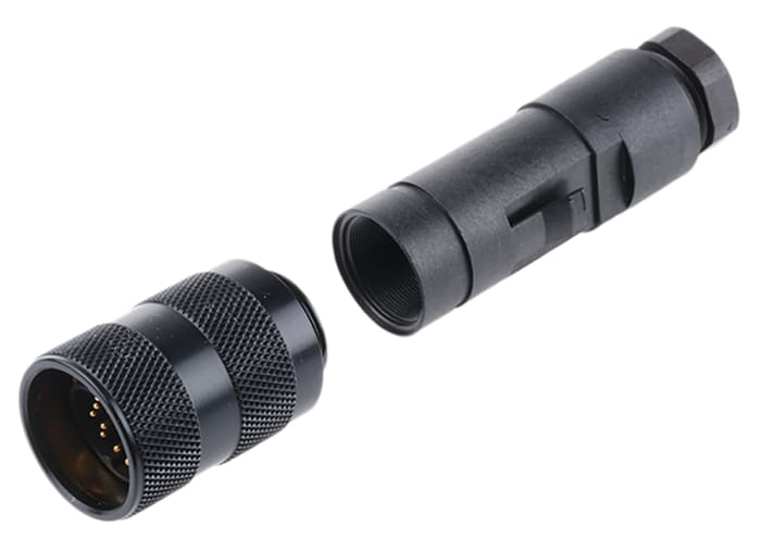 binder Circular Connector, 12 Contacts, Cable Mount, M16 Connector, Plug, Male, IP67, 723 Series