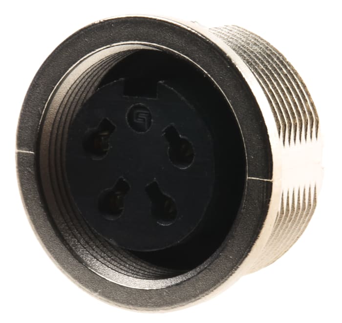 09 0112 00 04 Binder Binder Circular Connector 4 Contacts Wall Mount M16 Connector Socket 