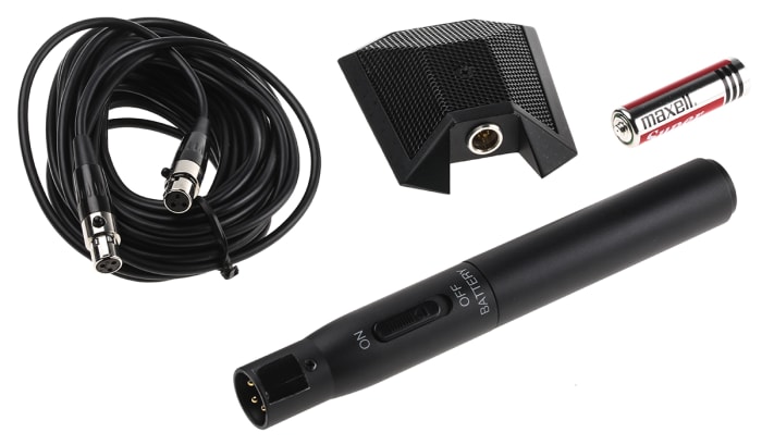 RS PRO Wired Boundary Microphone, 50 Hz → 18 kHz