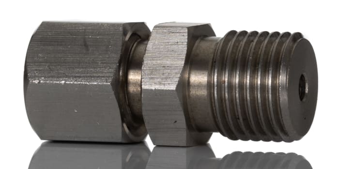 RS PRO, BSP Series Compression Fitting for Use with Thermocouple or PRT Probe, RoHS Standard