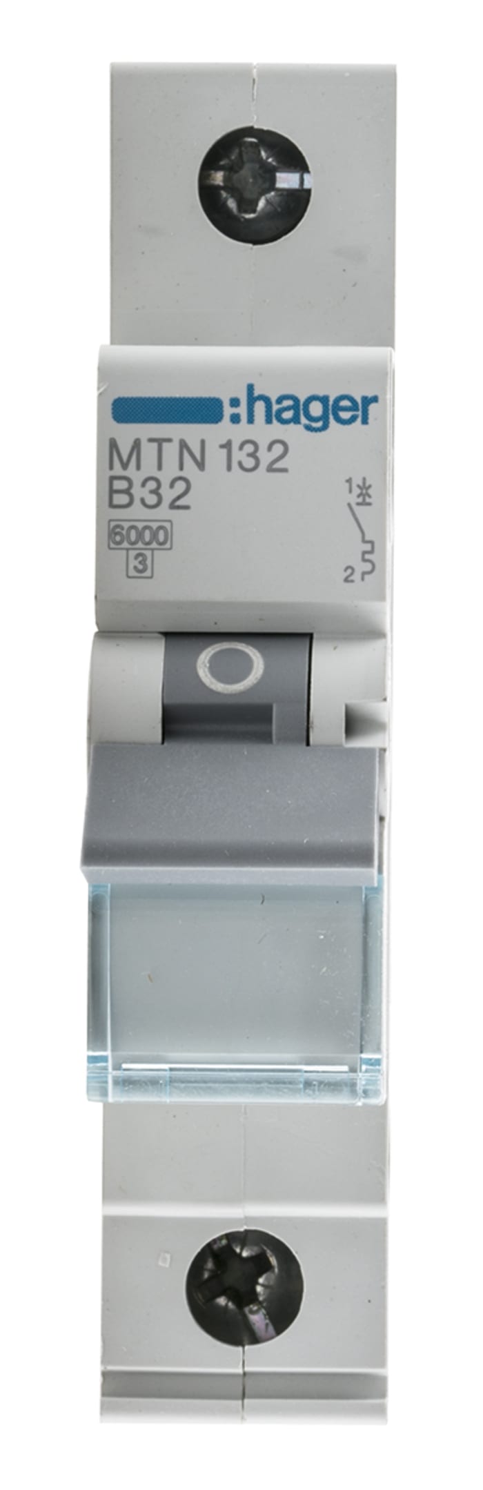 Hager MCB1P, 32A Curve B