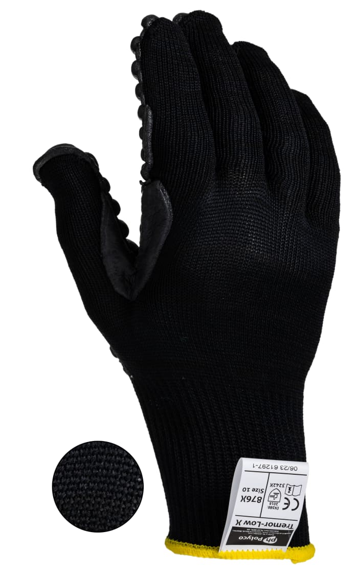 876X10 Polyco Healthline Polyco Healthline Black AntiVibration