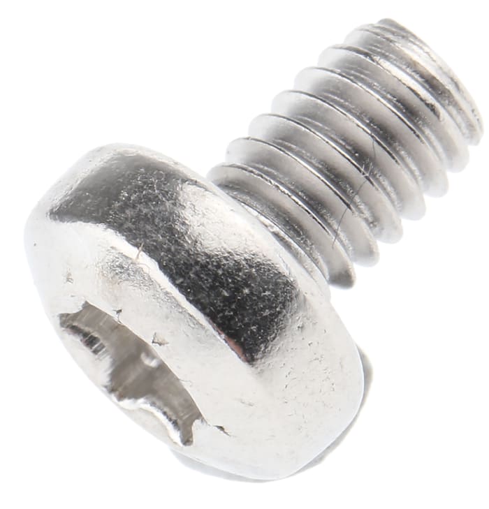 RS PRO Hexalobular Recess Pan A2 304 Stainless Steel Machine Screw ISO 14583 M4 x 6mm