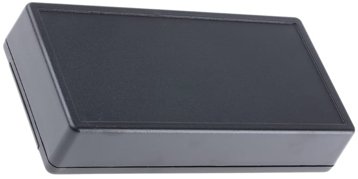 Hammond 1599 Series Black Flame Retardant ABS Handheld Enclosure, Integral Battery Compartment, IP54, 170 x 85 x 34mm
