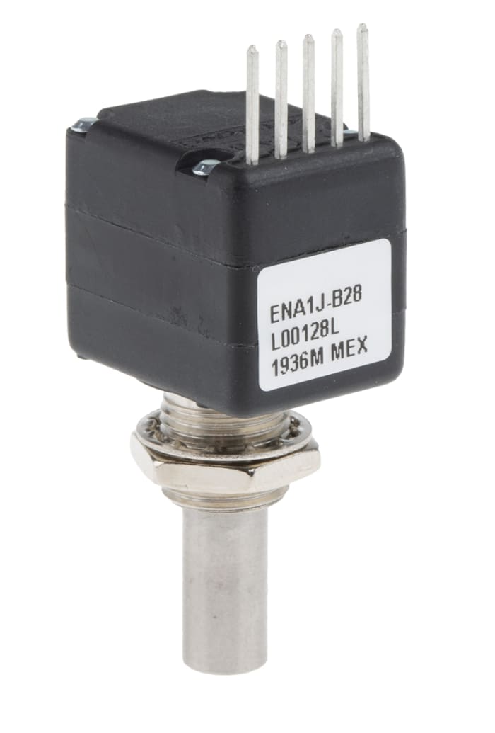 Bourns 5V dc 128 Pulse Optical Encoder with a 6.35 mm Round Shaft, Bracket Mount